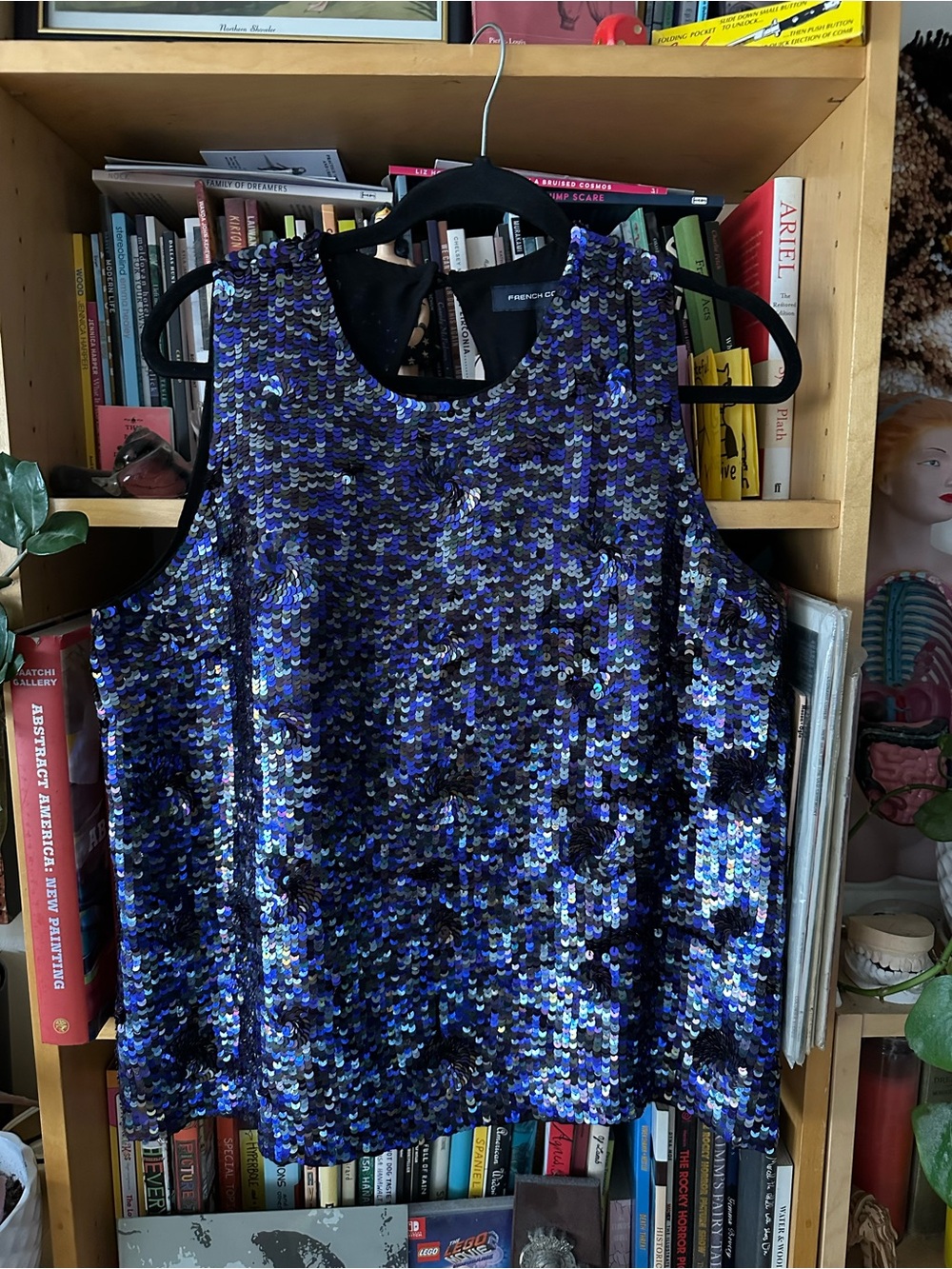 Sequined Sleeveless Top